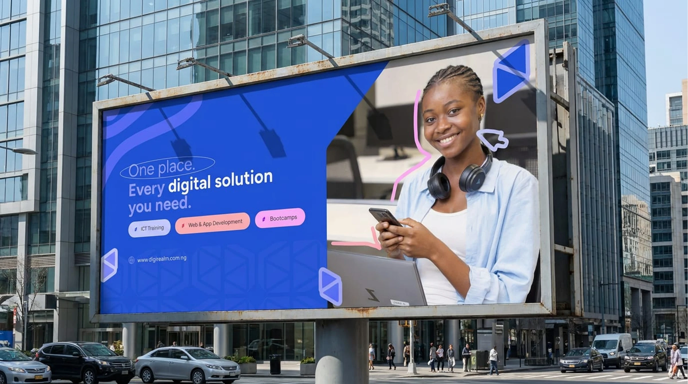 Digi-Realm: A clearer identity for a business making digital access simpler.